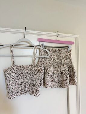 Blue B Matching Floral Set